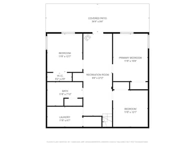 Main level floor plan