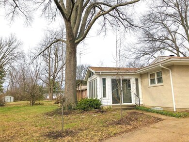 Large corner lot with private backyard