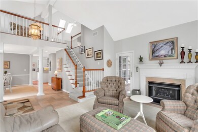 You will find a gas fireplace in the living room a