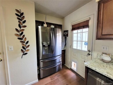 fridge and back door