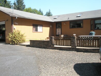 front entry & patio