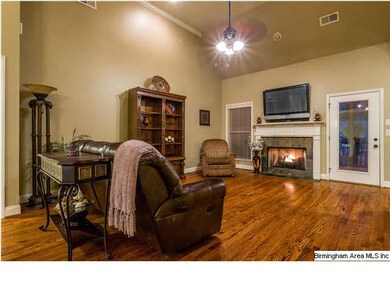 Large Great room with hardwoods.