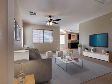 Living Room Staged