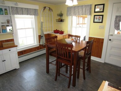 Dine-in area. Durable vinyl...
