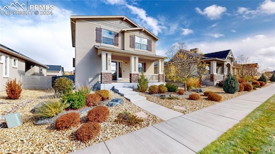 2 story home with a stucco exterior built in 2018