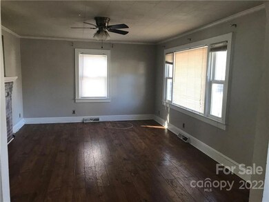 Living room with fireplace