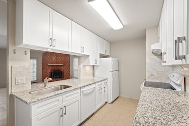 Welcome home to your spacious renovated kitchen at 10834 Lynbrook B! This kitchen features new white cabinets with under cabinet lighting, sleek granite counter tops, and plenty of countertop space!
