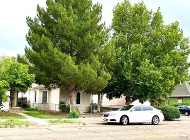 Front and left side of home