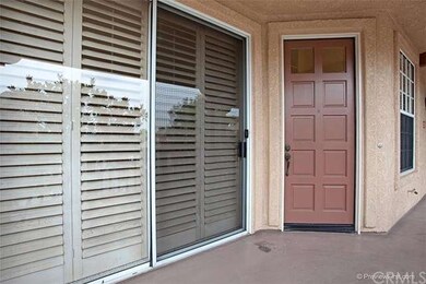 Another view of the front door into the property a