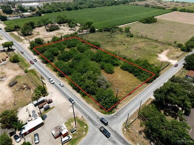 Aerial view with a rural view