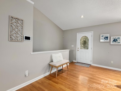 Welcoming entry space and hall closet for coats and storage