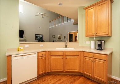 Open Concept Kitchen Overlooking Family Room