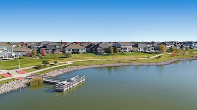 Pond View to Home from Dock