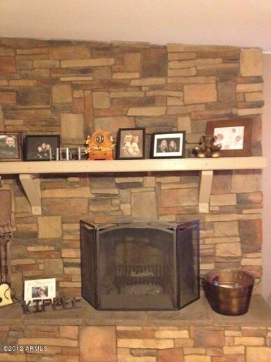 gorgeous stone fireplace