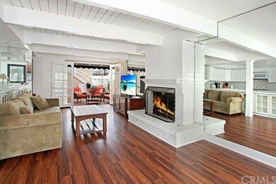 Great room view to interior patio.