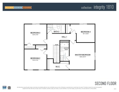 Standard floor plan layout, actual home may vary i