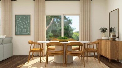Soaked in natural sunlight, the homes eat-in dining room has ample room for a dining table located in the heart of the home. Virtual rendering of NEW Marquette plan in production at Cedar Hills!
