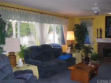 Family room with fireplace