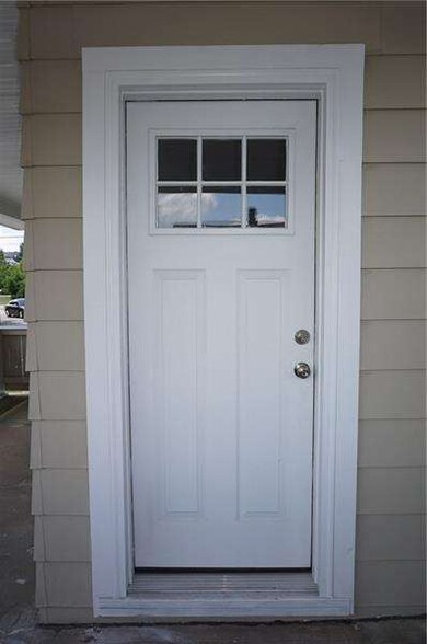 New exterior doors as well as interior doors.