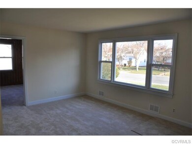 Living Room. New Carpet