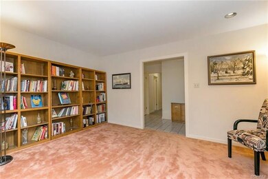 Formal living room with recessed lighting