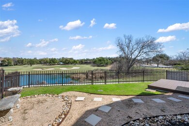View of yard with a water view, fence, and view o