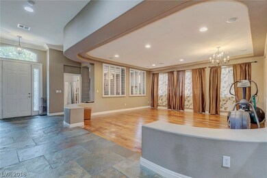 This formal living/dining space could also be a gr