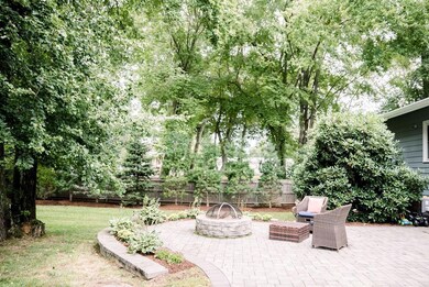 custom patio and firepit