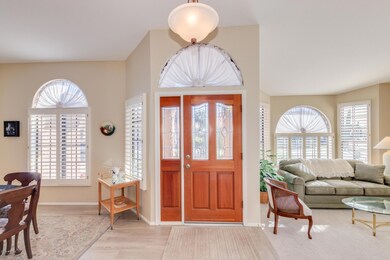 Entry with Arched Windows