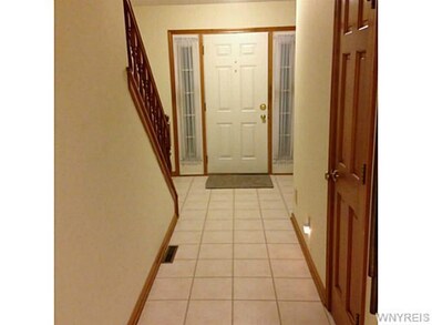 Foyer. Tiled foyer.