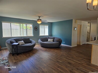 Great room connecting to living room