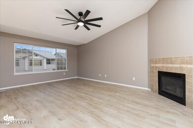Living Room w/ Vaulted Ceilings