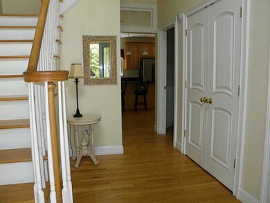 Entry. Two Story entry in gracious colonial.