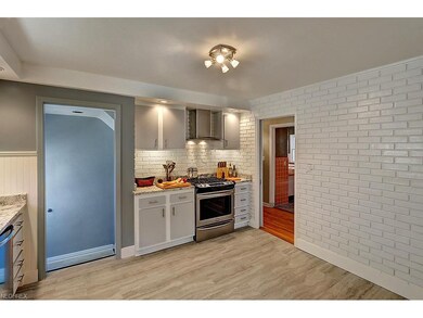 New kitchen has plenty of room for eat in area.