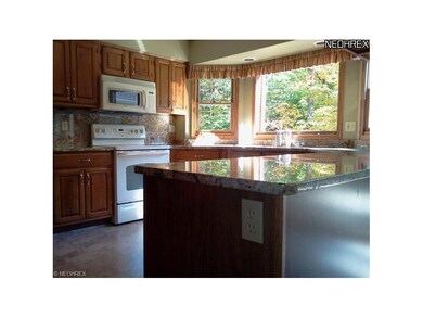 Granite counter tops, hickory cabinets, newer beig