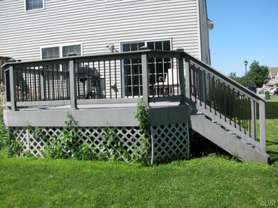 Rear trex deck