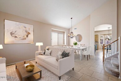 Virtually Staged Living room