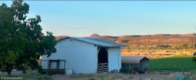 View of outdoor structure with a mountain view