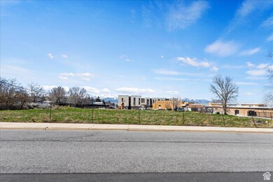 View of asphalt street with curbs