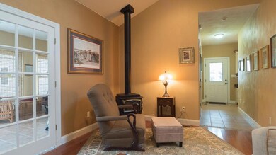 Great Room with Propane Gas Stove