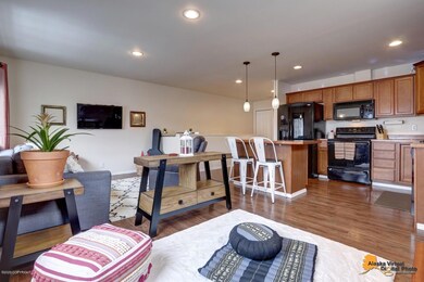 Open to kitchen