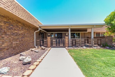 Nice walkway to private front patio