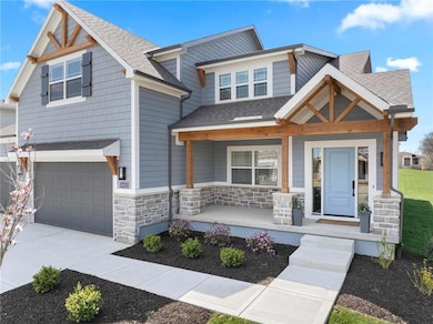 Front of home with porch *PHOTO IS PREVIOUS FINIHSED MODEL