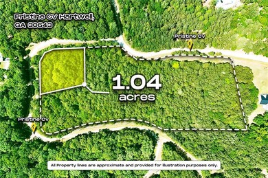Map / location with property parcel outlined