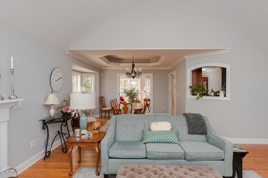 View from living to formal dining