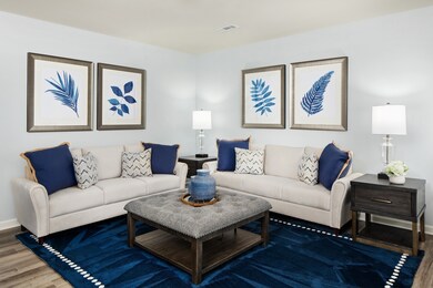 Your living room is ready for your design creativity-  plenty of space to create a comfortable retreat.