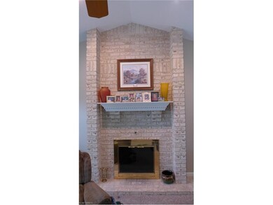 Great fireplace with great brick work.