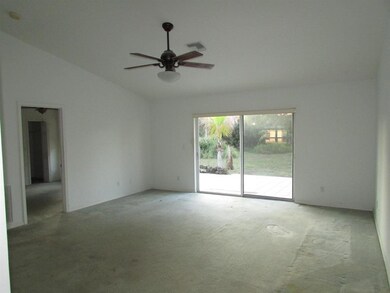Large backyard