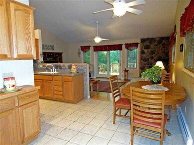 Kitchen Eating area of kitchen w/lighted ceiling f