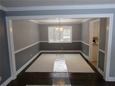 Dining room view from living room